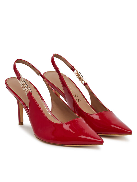 Guess Guess Pantofi cu toc subțire FLTNS5 PAF05 Roșu