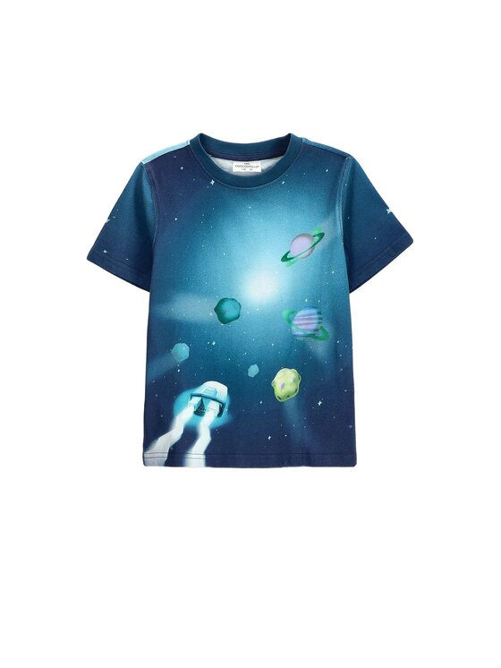 Coccodrillo Coccodrillo T-Shirt ZC6143204GBK-014 Niebieski Regular Fit