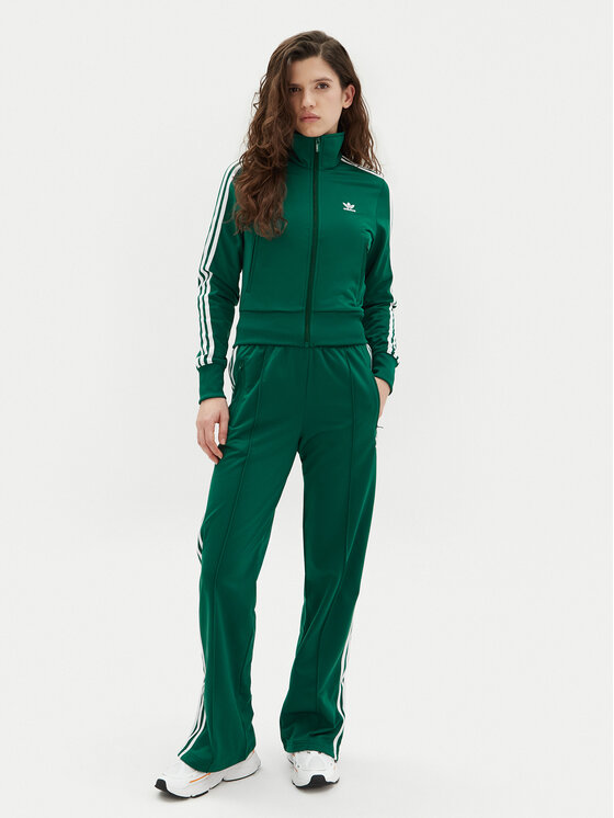 adidas adidas Pulóver adicolor Classics Firebird JC8262 Zöld Regular Fit