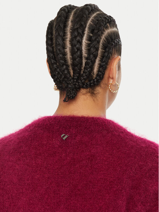Dixie Dixie Πουλόβερ M277K008A Μπορντό Relaxed Fit
