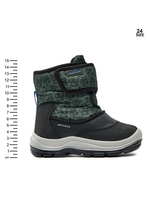 Geox Geox Čizme za snijeg B Flanfil Boy B Abx B263VE 0BCMN C9358 S Crna