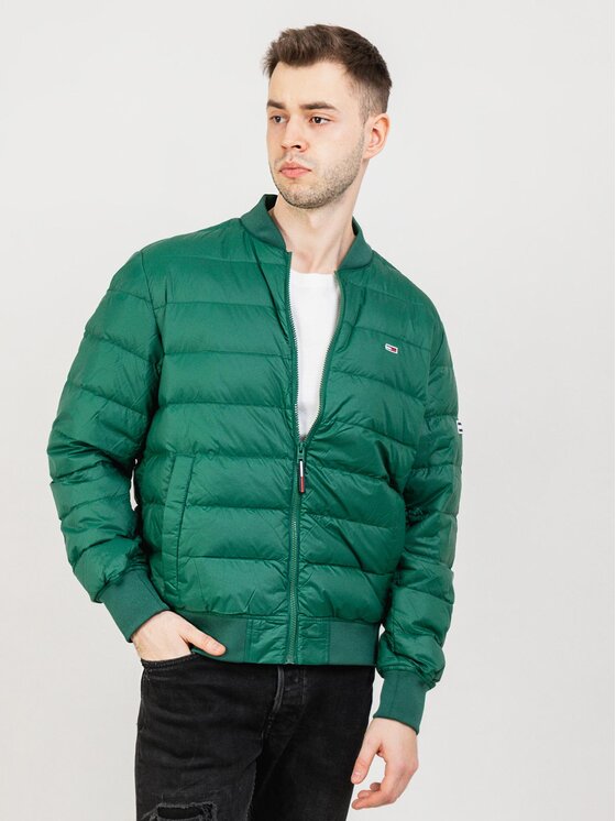Tommy Hilfiger Tommy Hilfiger Kurtka przejściowa DM0DM10597-L6N R. M Zielony Regular Fit