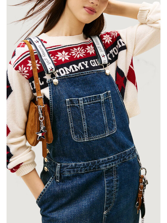 Tommy Jeans Tommy Jeans Σαλοπέτα DN0DN00096 Μπλε Casual Fit