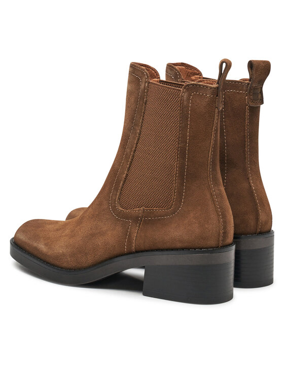 Tamaris Tamaris Kotníková obuv s elastickým prvkem 1-25309-43 Hnědá