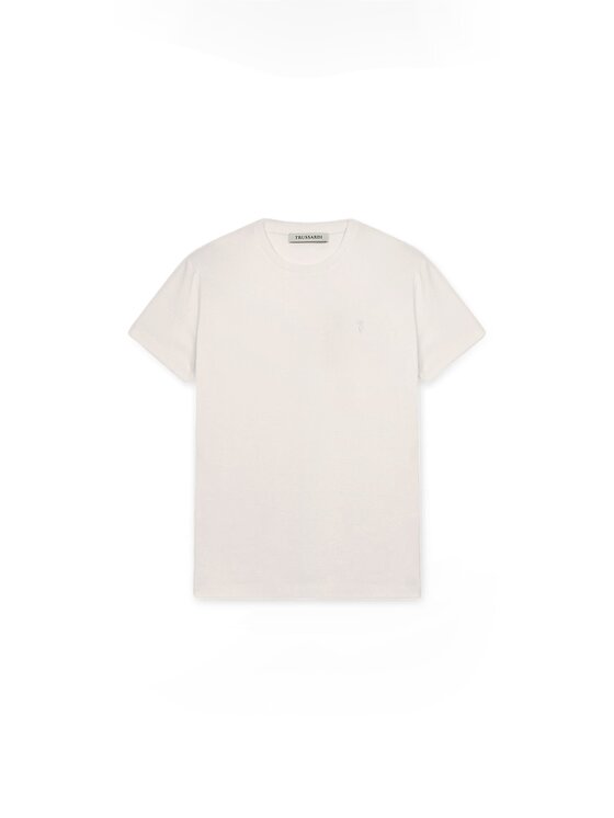 Trussardi Trussardi T-Shirt G0228000123N001 Biały Regular Fit