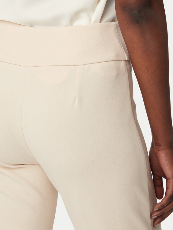 Rinascimento Rinascimento Pantaloni din material CFC0127875003 Bej Straight Fit