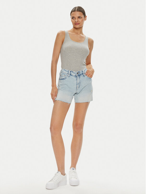 Gap Gap Szorty jeansowe 404673-00 Niebieski Regular Fit