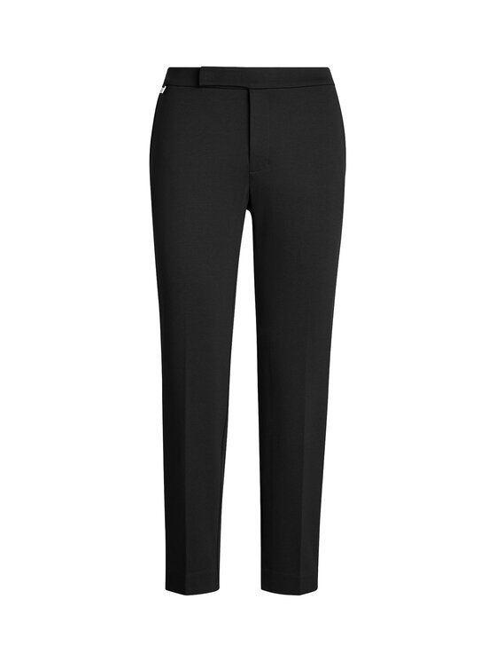 LAUREN RALPH LAUREN LAUREN RALPH LAUREN Kalhoty z materiálu 200758961002 Černá Straight Fit