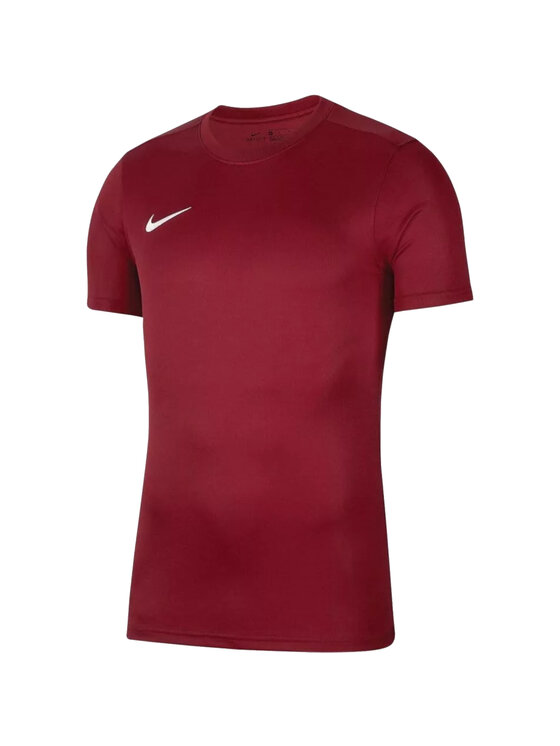 Nike Nike T-Shirt Park VII Tee Bordowy Regular Fit