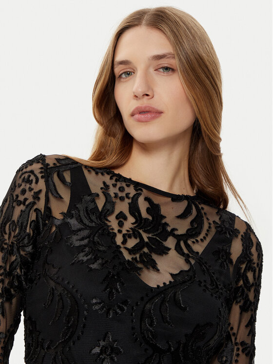 Morgan Morgan Bluse 242-TENDRE Schwarz Slim Fit