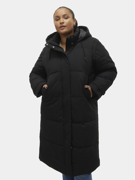 Vero Moda Curve Vero Moda Curve Žieminė striukė Margaret 10301538 Juoda Regular Fit