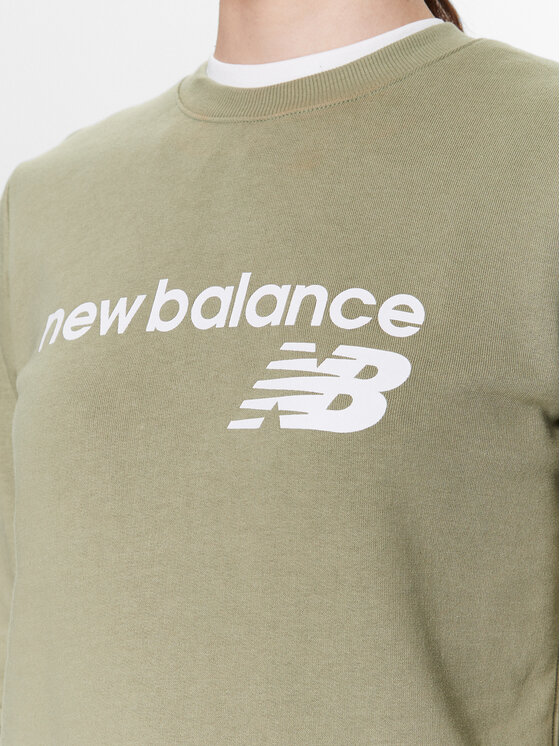 New Balance New Balance Felpa Classic Core WT03811 Verde Relaxed Fit