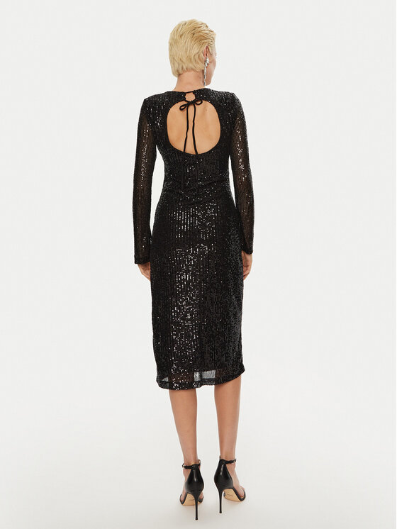 Bruuns Bazaar Bruuns Bazaar Kokteilinė suknelė Ellliane BBW4190 Juoda Slim Fit