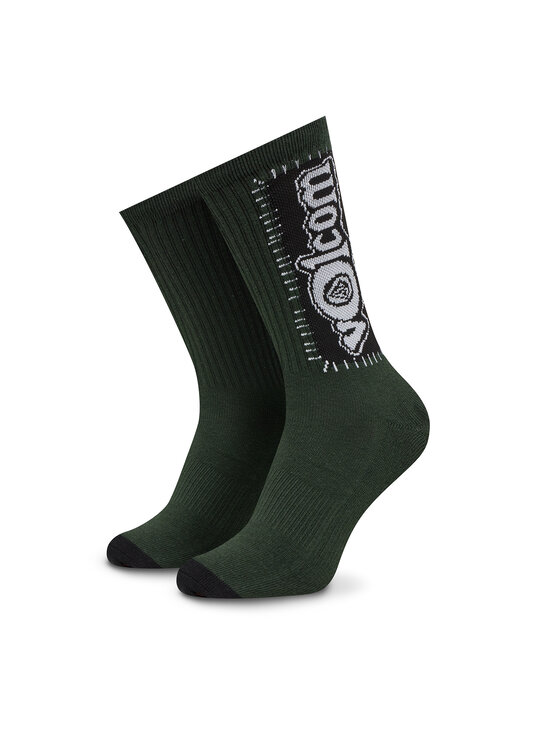 Unisex Magasszárú Zokni Volcom, Zöld, Ent D6312502