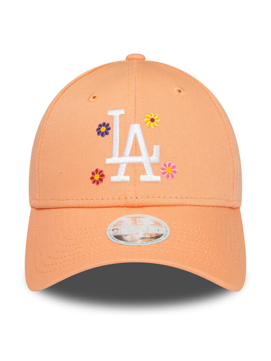 New Era New Era Baseball sapka Wmns Flower 940 La Dodgers 60435013 Narancssárga