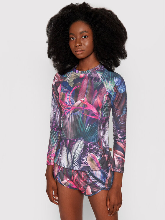 Blusa Floral Multicolore Regular Fit