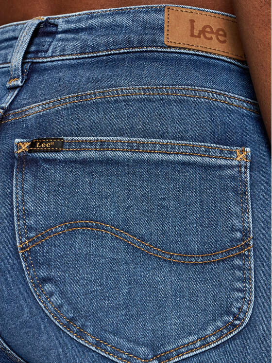 Lee Lee Jeans hlače Scarlett L31BNCXY 112107039 Mornarsko modra Skinny Fit