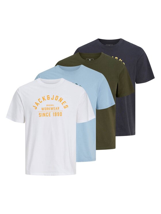 Jack & Jones Jack & Jones T-Shirt 32010 Kolorowy Comfort Fit