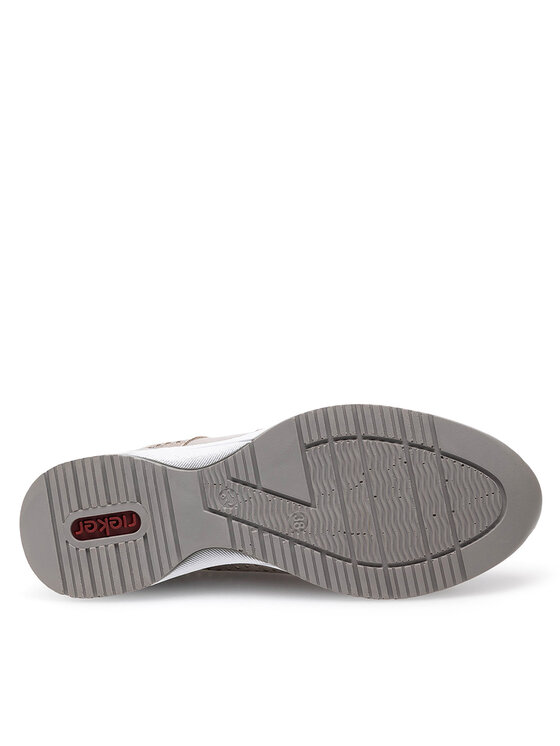 Rieker Rieker Sneakersy N4327-80 Strieborná