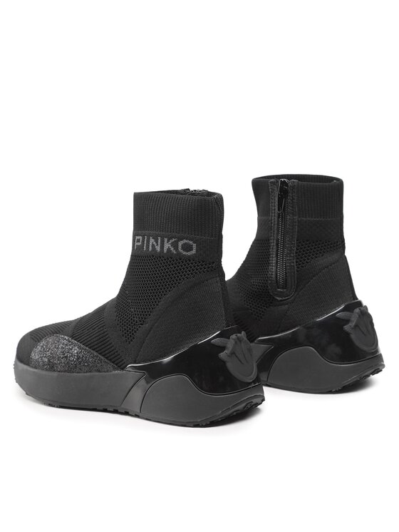 Pinko Pinko Sneakersy Stockton Sneaker AI 23-24 BLKS1 101785 A15G Czarny