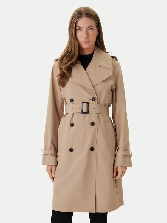 Save The Duck Trencz D42664W GRIN22 Beżowy Regular Fit