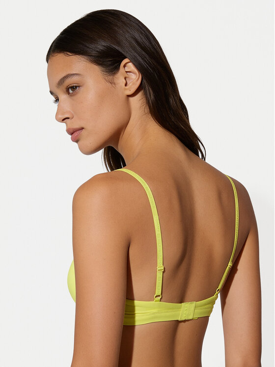 Tommy Hilfiger Tommy Hilfiger Bralette rinnahoidja UW0UW06041 Helekollane