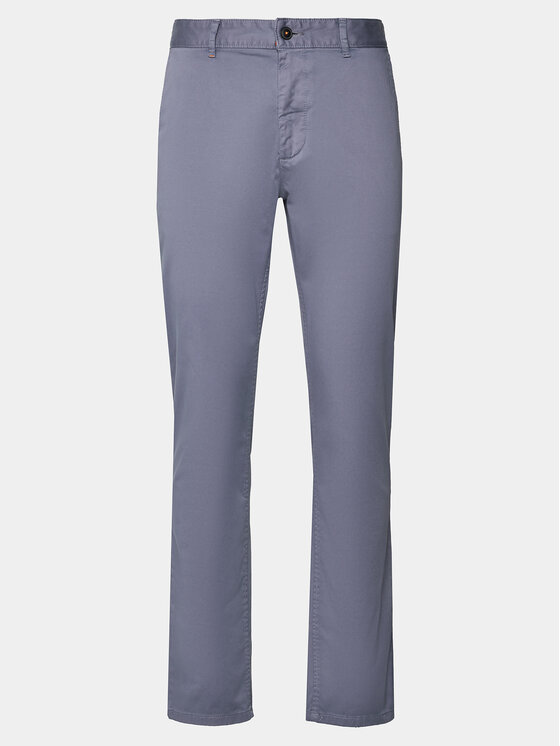 BOSS Boss Chino kalhoty 50510933 Modrá Slim Fit