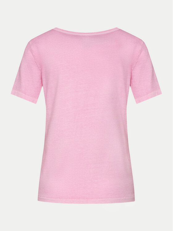 Gap Gap T-shirt 740140-67 Ružičasta Regular Fit