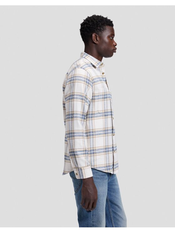 Lee Lee Koszula WORKWEAR SHIRT 2.0 Biały Relaxed Fit