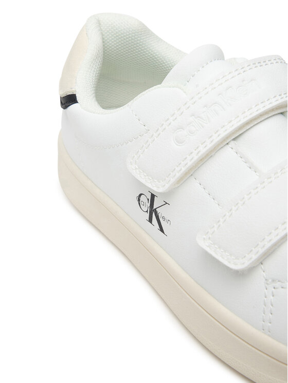 Calvin Klein Calvin Klein Sneakersy Low Cut Velcro Sneaker V1X9-83440-1355 S Biela