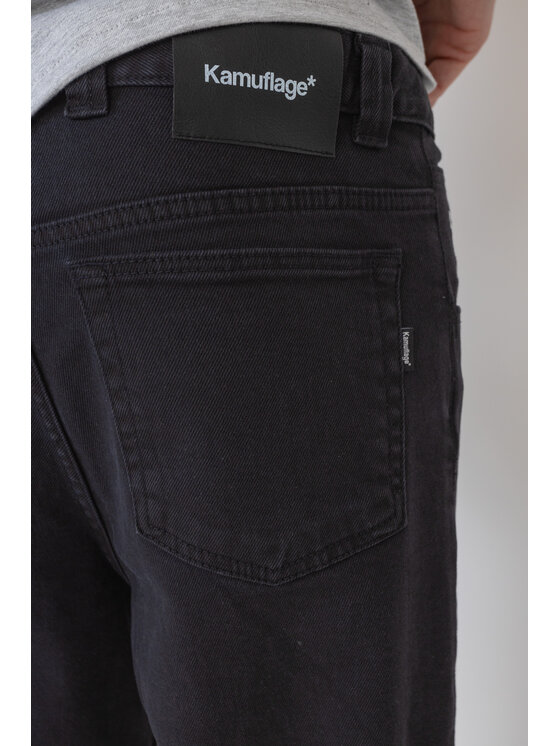 Kamuflage Kamuflage Jeansy Embroider Czarny Regular Fit