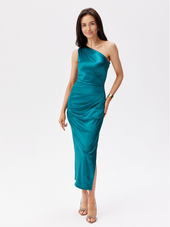 Roco Fashion Roco Fashion Večerní šaty Elen Zelená Slim Fit