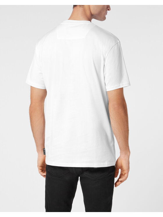 PHILIPP PLEIN PHILIPP PLEIN T-Shirt 22143 Biały Regular Fit