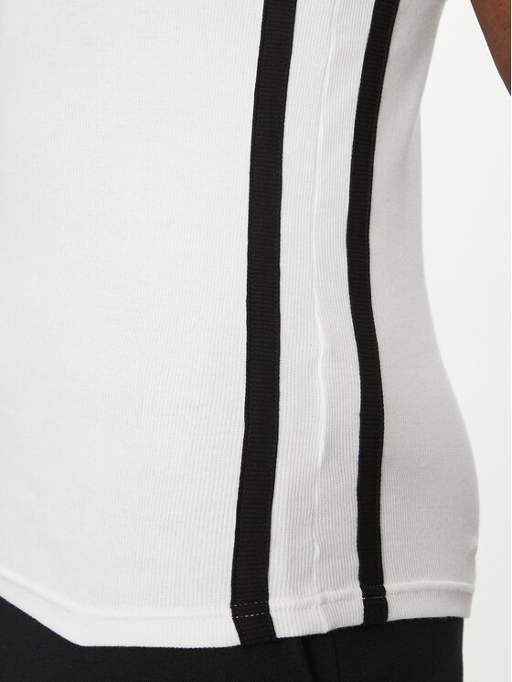Karl Kani Karl Kani Majica brez rokavov Ellipse 60310050 Bela Slim Fit