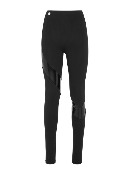 PHILIPP PLEIN PHILIPP PLEIN Legginsy 2033 Czarny Skin Tight Fit