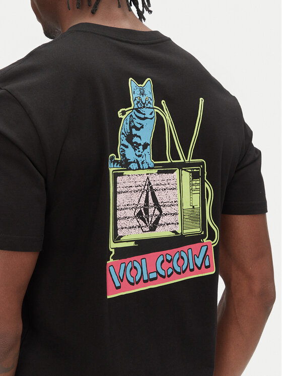 Volcom Volcom T-Shirt Catv A3512552 Czarny Classic Fit