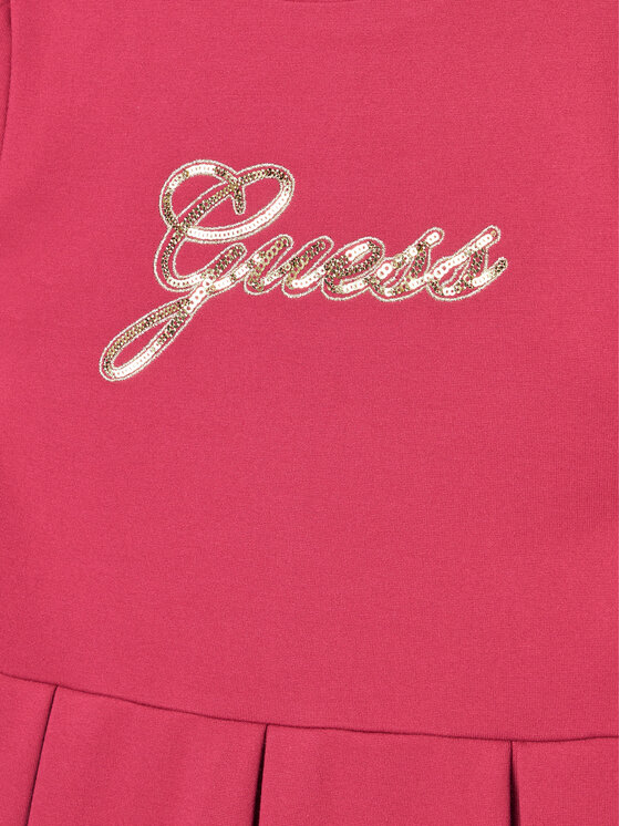 Guess Guess Rochie de zi K4BK00 KAUH0 Vișiniu Regular Fit