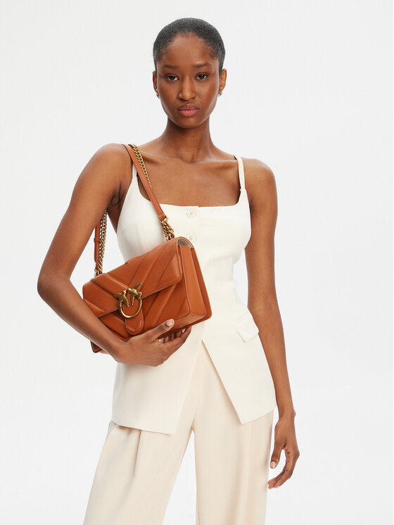 PINKO PINKO Torbica Love One Classic Light Dc 104549 A26Z Smeđa