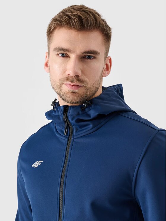 4F 4F Giacca softshell NOSH4SFM001B-31S Blu scuro Regular Fit