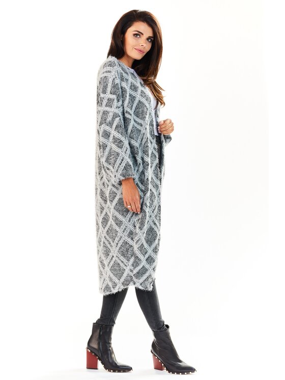 Awama Awama Cardigan A194 Multicolore Basic Fit