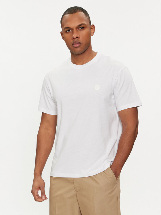 Save The Duck Save The Duck T-särk DT1194M BESY18 Valge Regular Fit