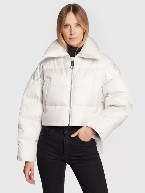 Marc O'Polo Marc O'Polo Pehelykabát 209 0808 70007 Szürke Oversize