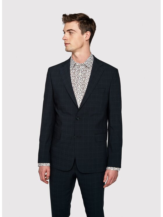 Pako Lorente Pako Lorente Garnitur P23SF-4G-003 Granatowy Slim Fit