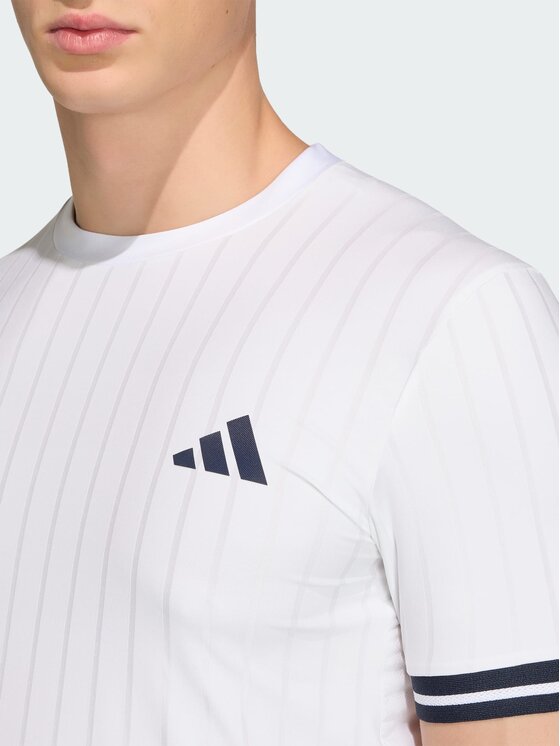 adidas adidas Koszulka techniczna 161708 Biały Slim Fit