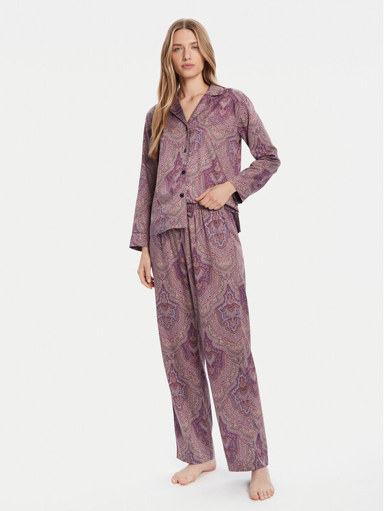LAUREN RALPH LAUREN LAUREN RALPH LAUREN Pidžama ILN92449 Ljubičasta Regular Fit