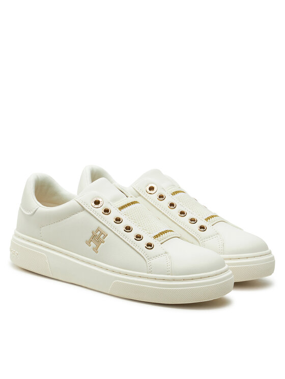 Tommy Hilfiger Tommy Hilfiger Sneakersy Low Cut Sneaker T3A9-33744-1355 S Biały