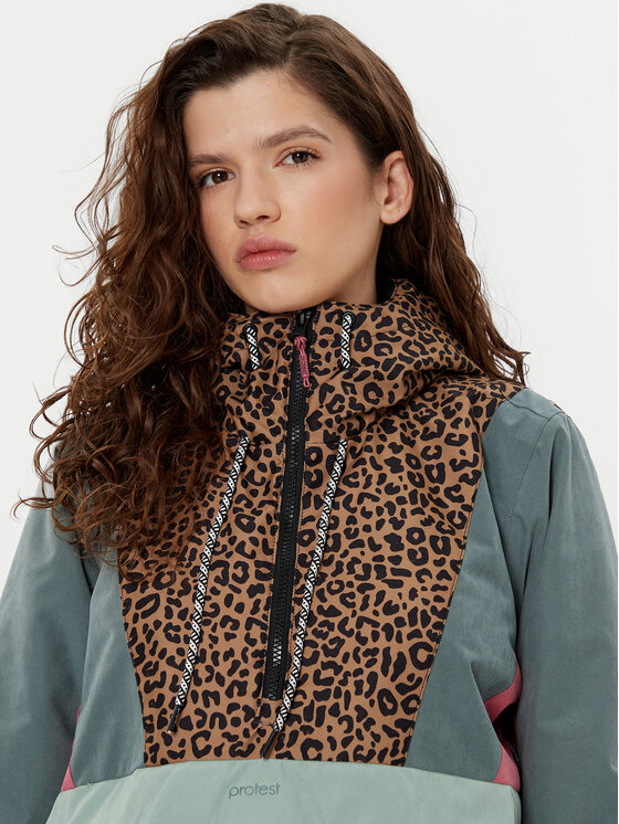 Protest Protest Snovborda jaka Prtapel 6611344 Zaļš Relaxed Fit