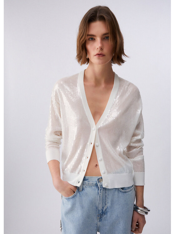Liu Jo Liu Jo Cardigan WA6530MA68RP9691 Viola Regular Fit