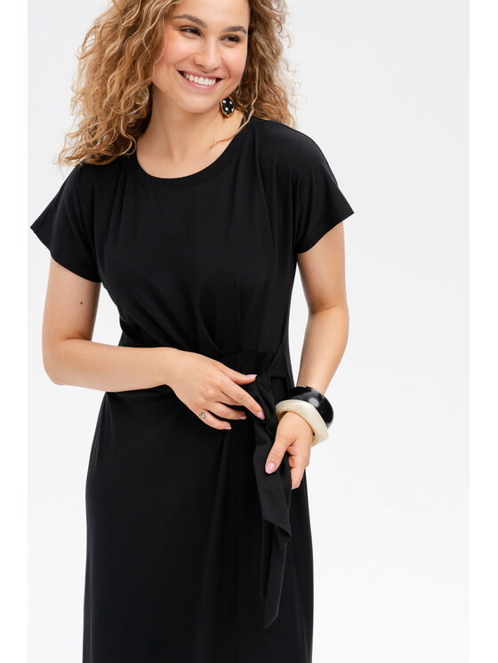 blue shadow blue shadow Sukienka codzienna Adita Czarny Regular Fit