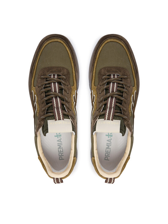 Premiata Premiata Сникърси Nous Var 8463 Тъмнозелен